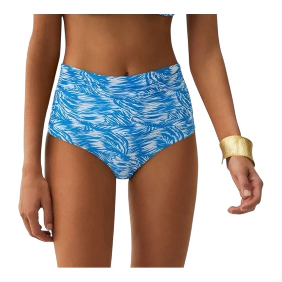 Melissa Odabash Other - Melissa Odabash Lyon High-Waisted Bikini Bottoms in Splash NWT